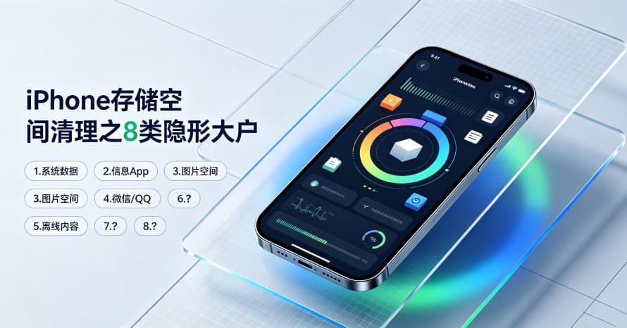 2026 iPhone存储空间不够用？这8类隐形占用和清理方法