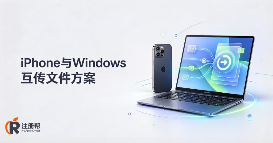 iPhone和Windows电脑互传文件，除了微信还有更好的办法
