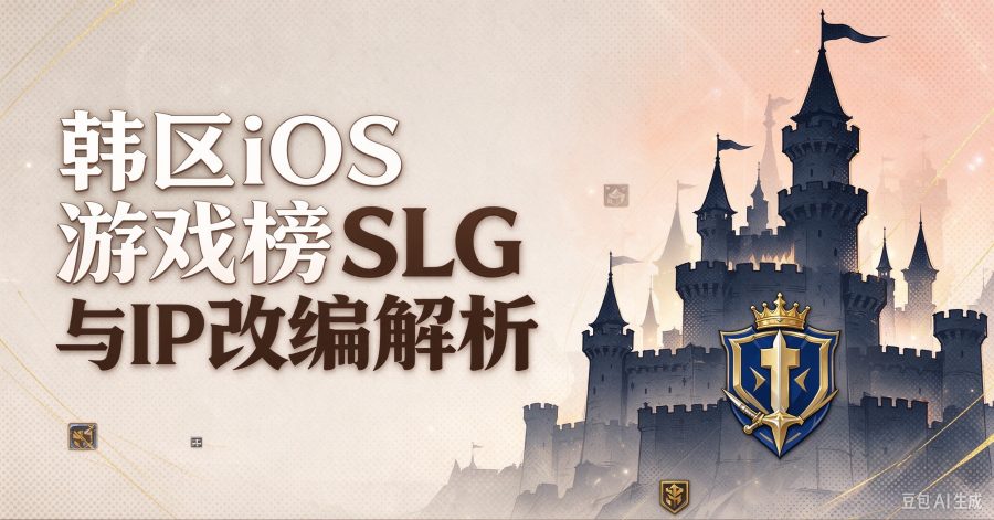 2026韩区iOS游戏榜：SLG霸榜、IP改编回归，“프로스트 킹덤”凭什么登顶