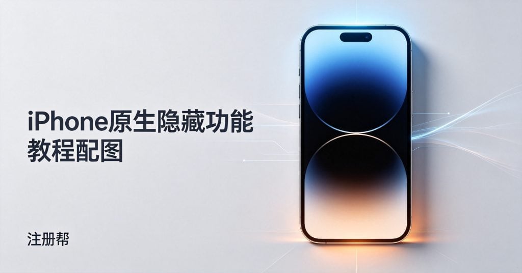 iPhone原生隐藏功能教程配图